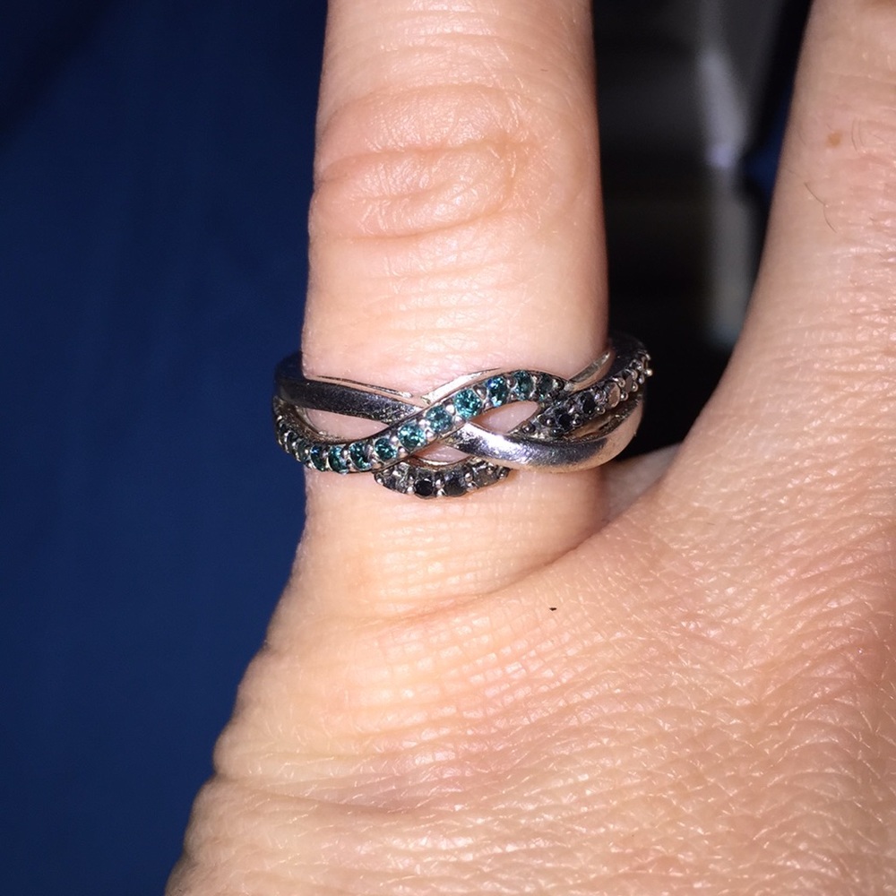 💎💎💎Black & Blue 💎 Weave Fashion Ring💎💎💎